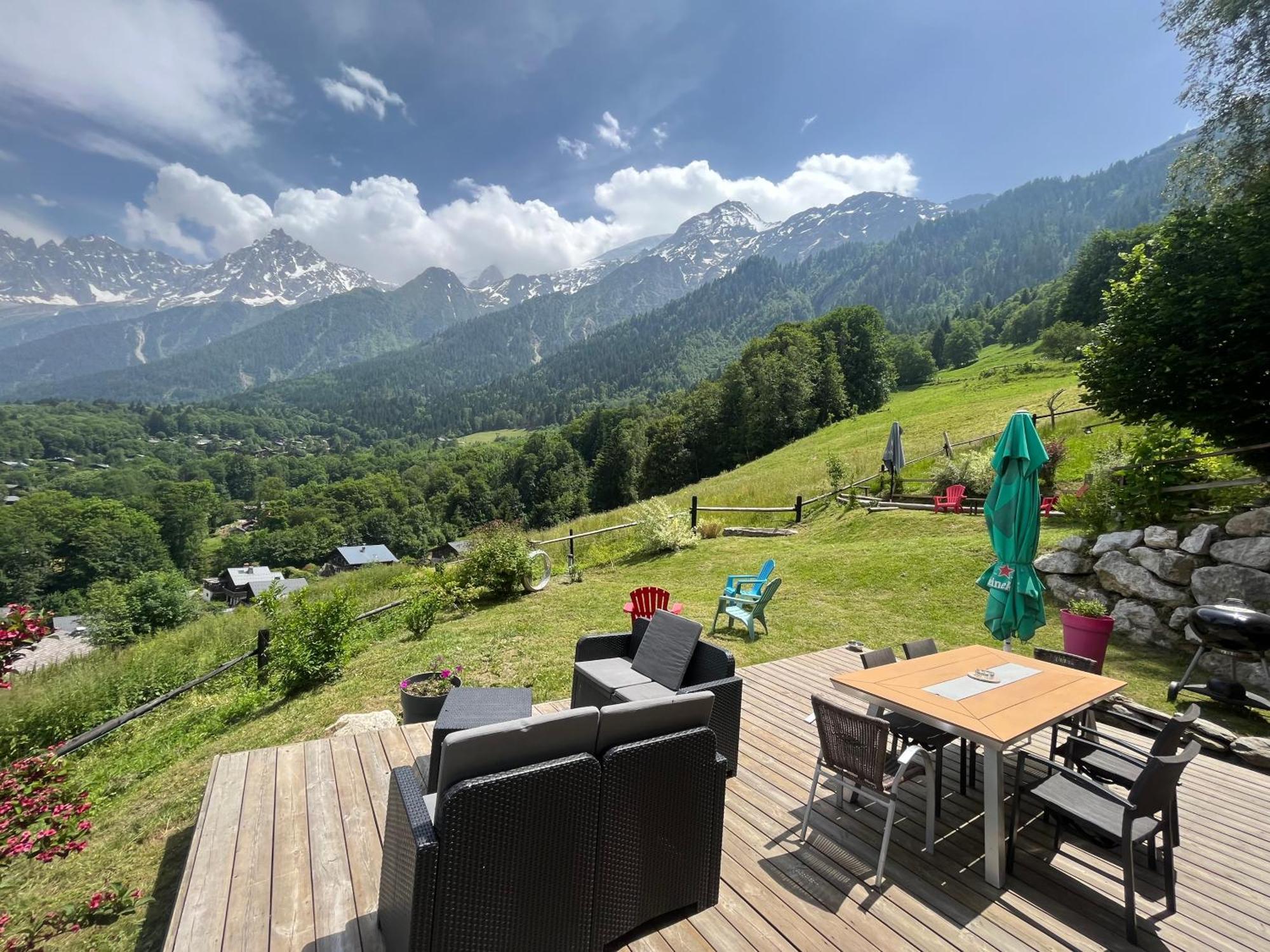 Amazing View Appartement Du Chalet Les Houches Exterior foto